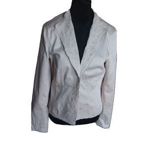 Trousers Etc. Women's Size 8 Embroidered Blazer- Vintage